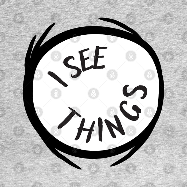 I See Things Red Emblem Gift by Scott Richards